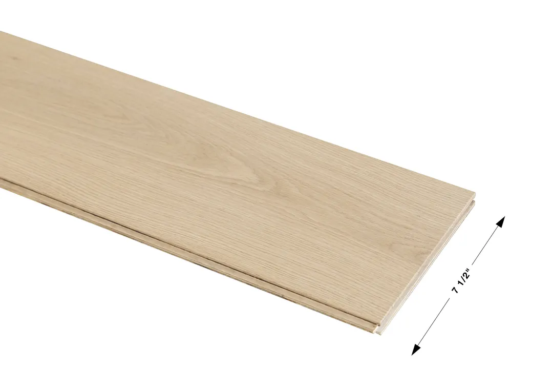 Villa Barcelona Sorolla White oak 9/16-in T x 7-1/2-in W Water Resistant Wirebrushed Engineered Hardwood Flooring ( 23.32-sq ft / Carton ), photo 4 of 6