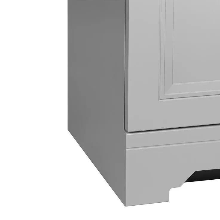Willowridge 18-1/2 in. W Bath Vanity in Dove Gray with Cultured Marble Vanity Top in White with White Sink, photo 4 of 9