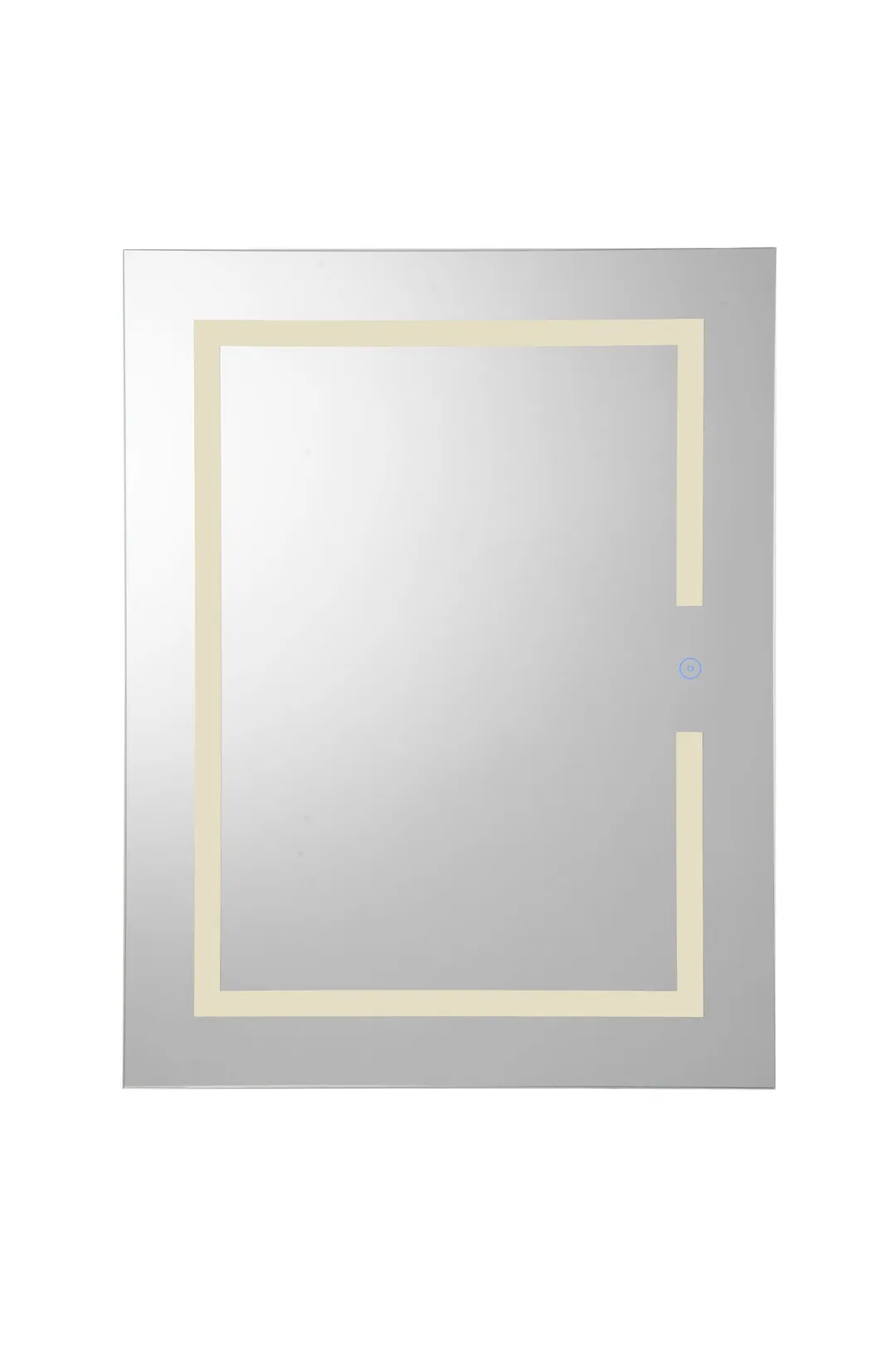 Croydex 20-in x 26-in Lighted LED Fog Free Surface/Recessed Mount Silver Mirrored Soft Close Medicine Cabinet with Outlet, photo 3 of 15