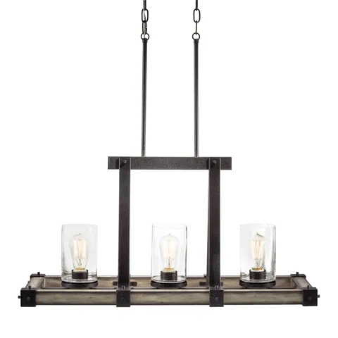 Barrington Rustic 3-Light Chandelier