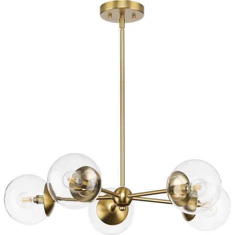 Atwell 5-Light Brushed Bronze Chandelier