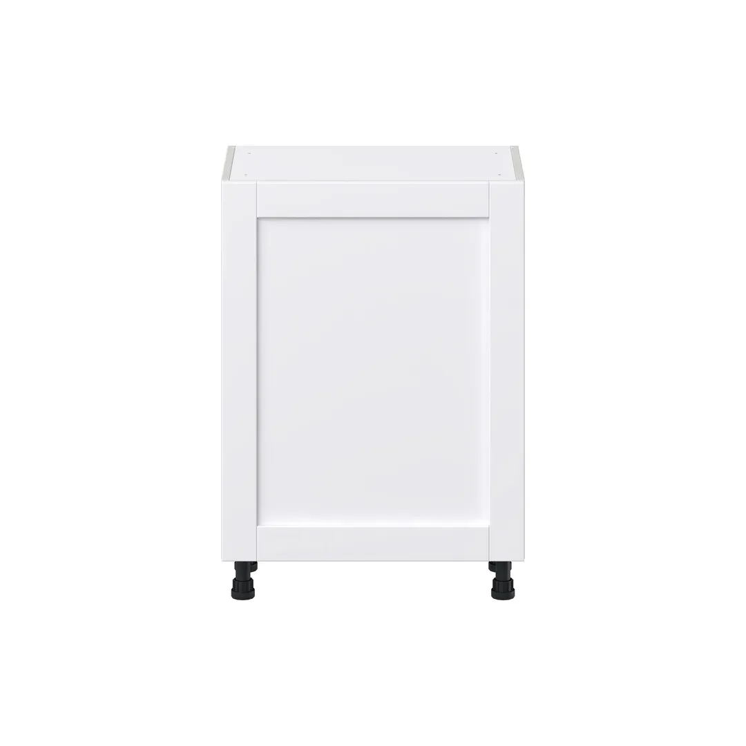 Hugo&Borg Rosemont 24-in W x 34.5-in H x 14-in D Glacier White Base Fully Assembled Cabinet (Flat Panel Shaker Door Style), photo 6 of 14