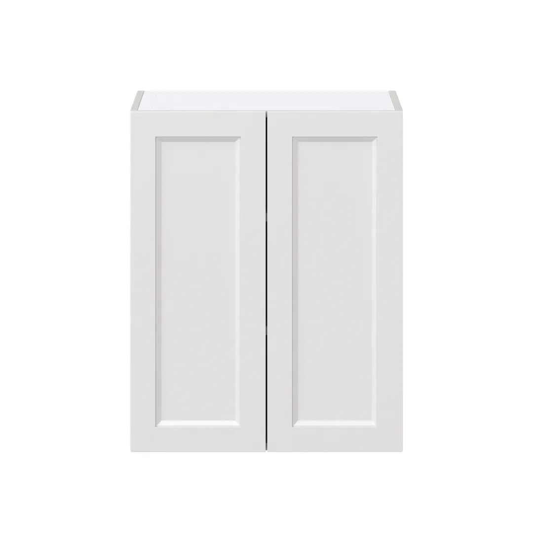 Hugo&Borg Riviera 24-in W x 30-in H x 14-in D Bright White Wall Fully Assembled Cabinet (Recessed Panel Shaker Door Style), photo 6 of 10