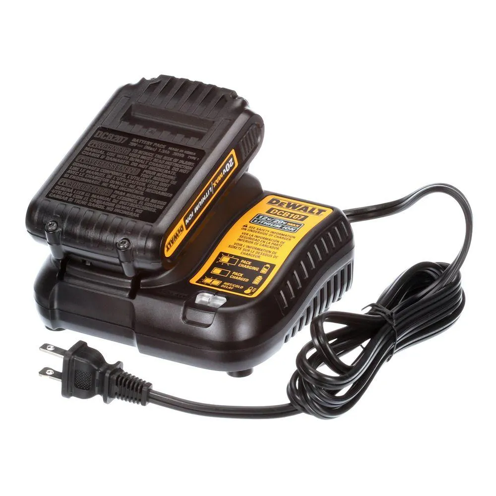 DEWALT 20-Volt MAX Li-Ion Cordless 1/2 in. Drill/Driver Kit w/ Bare 20-V Li-Ion 6-1/2 in. Circ Saw & 20-V Li-Ion 4 Ah Battery, photo 9 of 11