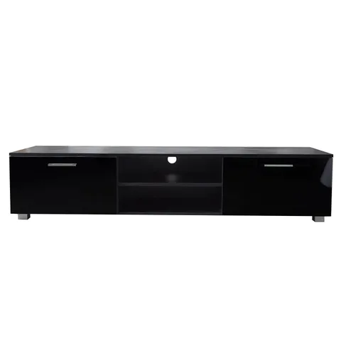 Black TV Stand for 70-in TV Stands Modern/Contemporary Black TV Cabinet