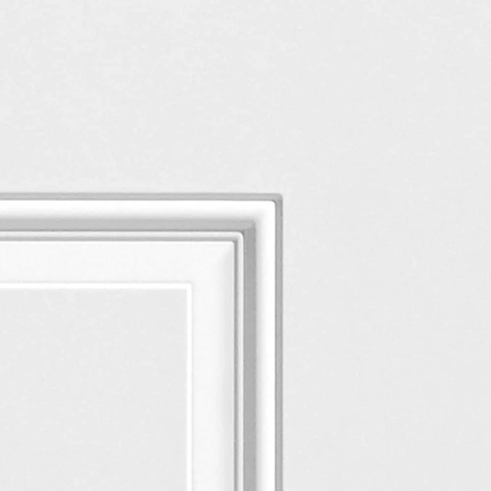 Masonite Hampton 36-in x 80-in Steel Oval Lite Right-Hand Inswing Primed Prehung Single Front Door with Brickmould, photo 3 of 6