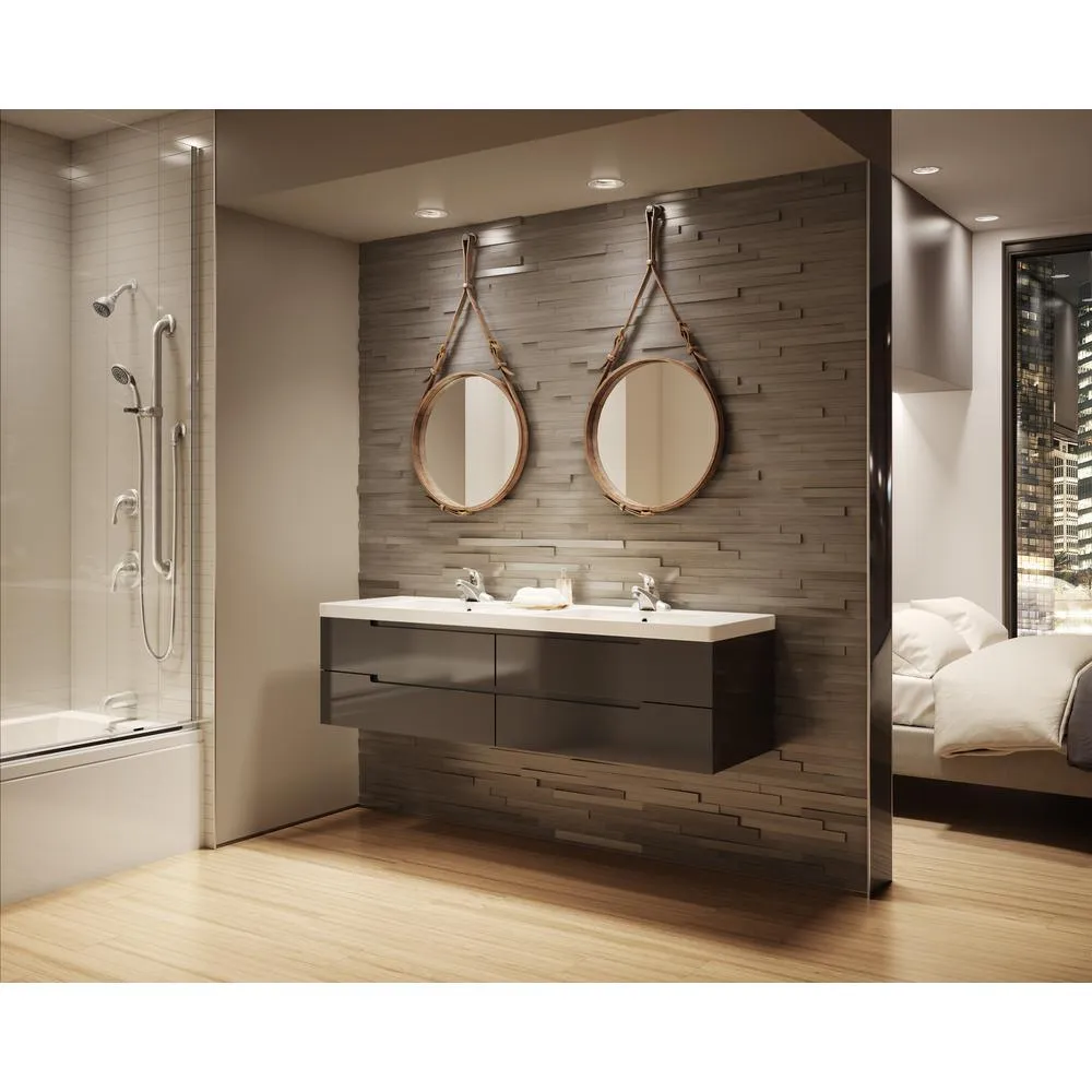 Symmons Origins Temptrol Single-Handle 1-Spray Tub and Shower Faucet in Satin Nickel (Valve Included), photo 4 of 4