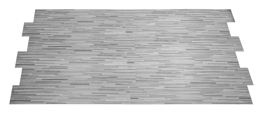 Lucida USA BaseCore Light Grey Gray 12-mil x 6-in W x 36-in L Waterproof Peel and Stick Vinyl Plank Flooring (54-sq ft/ Piece), photo 4 of 10