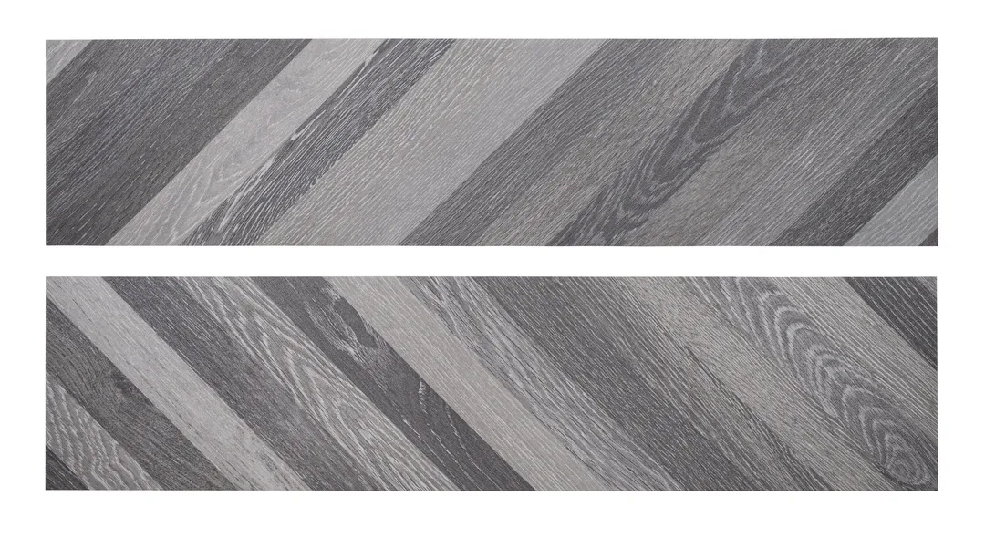 Lucida USA (Sample) BaseCore Grey Chevron Gray Wood Look 12-mil Water Resistant Peel and Stick Vinyl Tile, photo 2 of 5