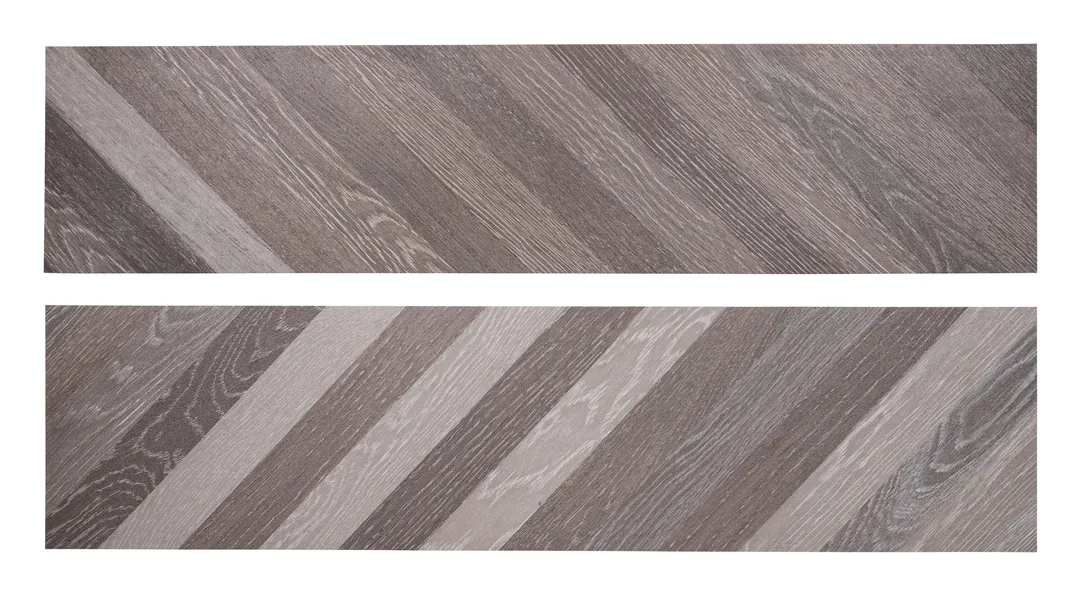 Lucida USA (Sample) BaseCore Brown Chevron Brown Wood Look 12-mil Water Resistant Peel and Stick Vinyl Tile, photo 2 of 5
