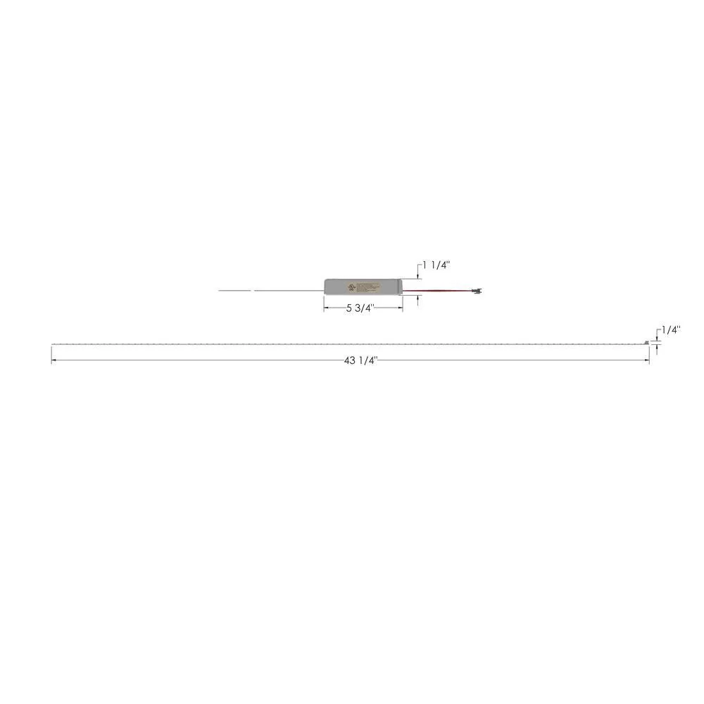 RKS 4 ft. 118-Watt Equivalent Integrated LED White Magnetic Strip Retrofit Kit 5000K (Case of 20), photo 2 of 12
