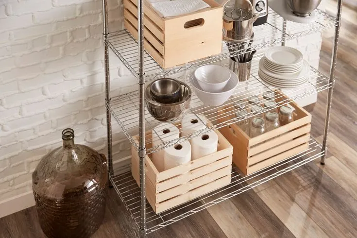 Style Selections 18-in D x 47.7-in W x 72-in H 5-Tier Steel Utility Freestanding Shelving Unit, photo 8 of 8