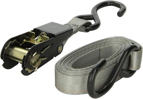 1 in × 14 ft Ratchet Tie-Down Strap, 500 lbs Working Load