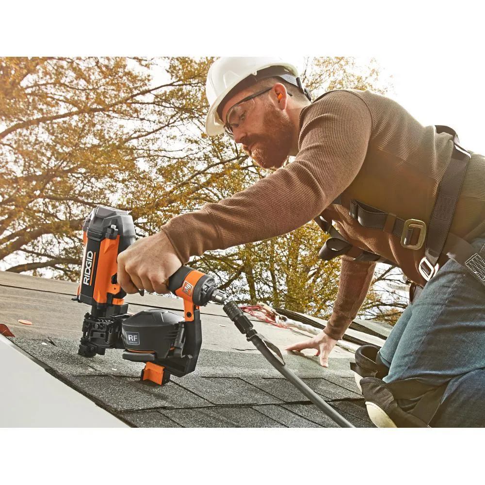 RIDGID 21° 3-1/2 in. Round-Head Framing Nailer and 15° 1-3/4 in. Coil Roofing Nailer, photo 7 of 10