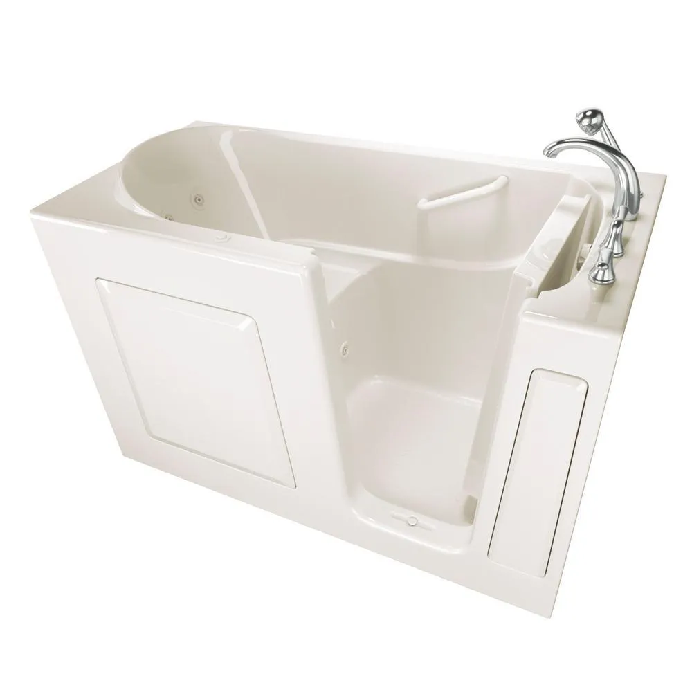 Value Series 60 in. Right Hand Walk-In Whirlpool Bathtub in White, photo 11 of 12