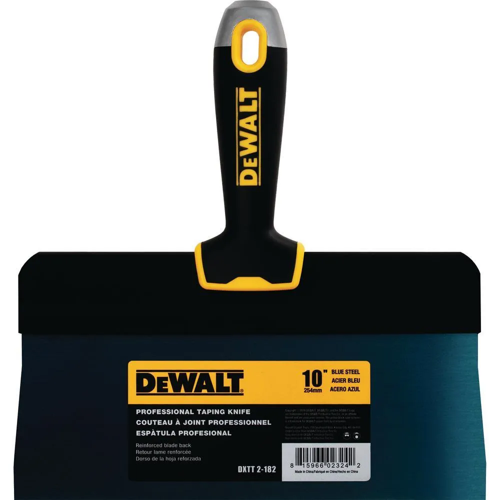 DEWALT 16 in. Blue Steel Big Back Taping Knife with Soft Grip Handle, photo 4 of 5