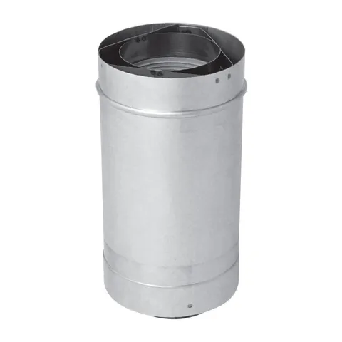 12 in. Vent Length 3 × 5 in Stainless Steel Concentric Vent for Rheem Indoor Tankless Gas Water Heaters