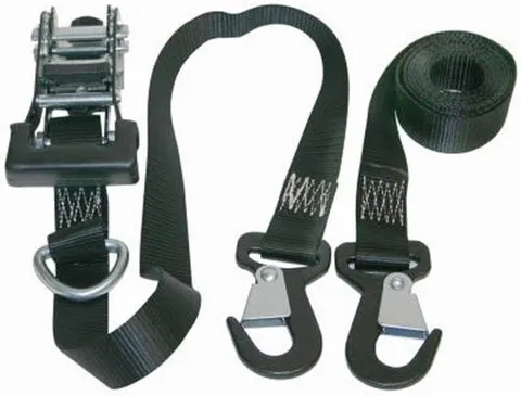 8 ft × 1.25 in Power Sports Ratchet Tie-Down, 800 lbs WLL, 2-Pack