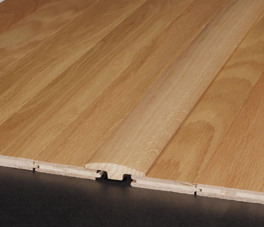 Hartco Natural 0.5-in T x 2-in W x 78-in L Solid Wood Floor T-moulding, photo 2 of 2