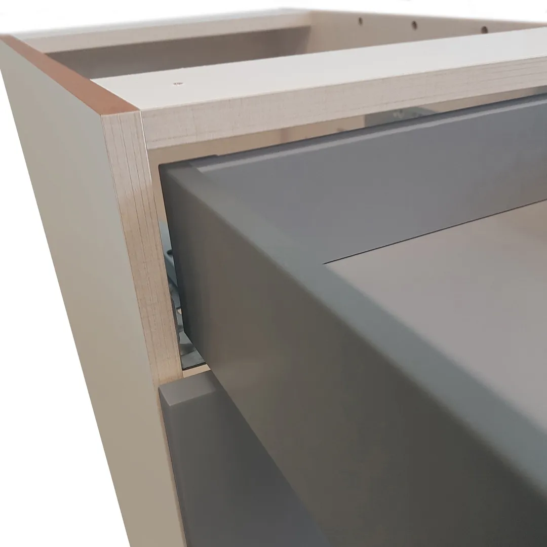 Hugo&Borg Beaumont 36-in W x 34.5-in H x 36-in D Slate Gray Lazy Susan Corner Base Fully Assembled Cabinet (Recessed Panel Shaker Style), photo 10 of 14