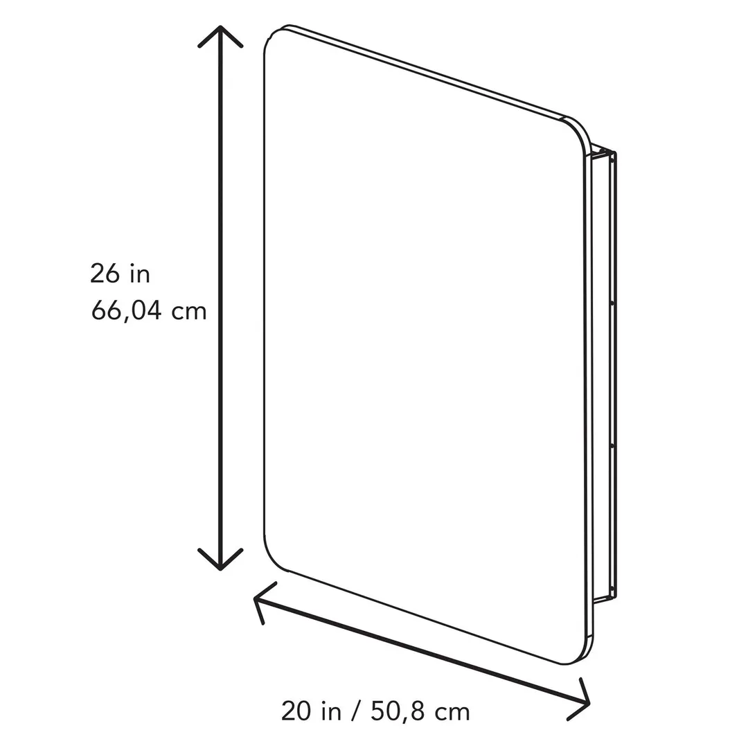 allen + roth 20-in x 26-in Surface/Recessed Mount Gold Mirrored Soft Close Medicine Cabinet, photo 12 of 12
