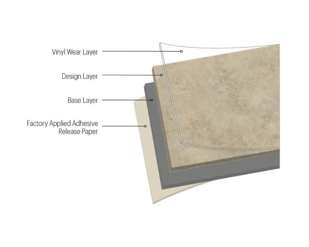 Armstrong Flooring Grey Taupe 12-in x 12-in Water Resistant Peel-and-Stick Vinyl Tile Flooring (1-sq ft), photo 3 of 7