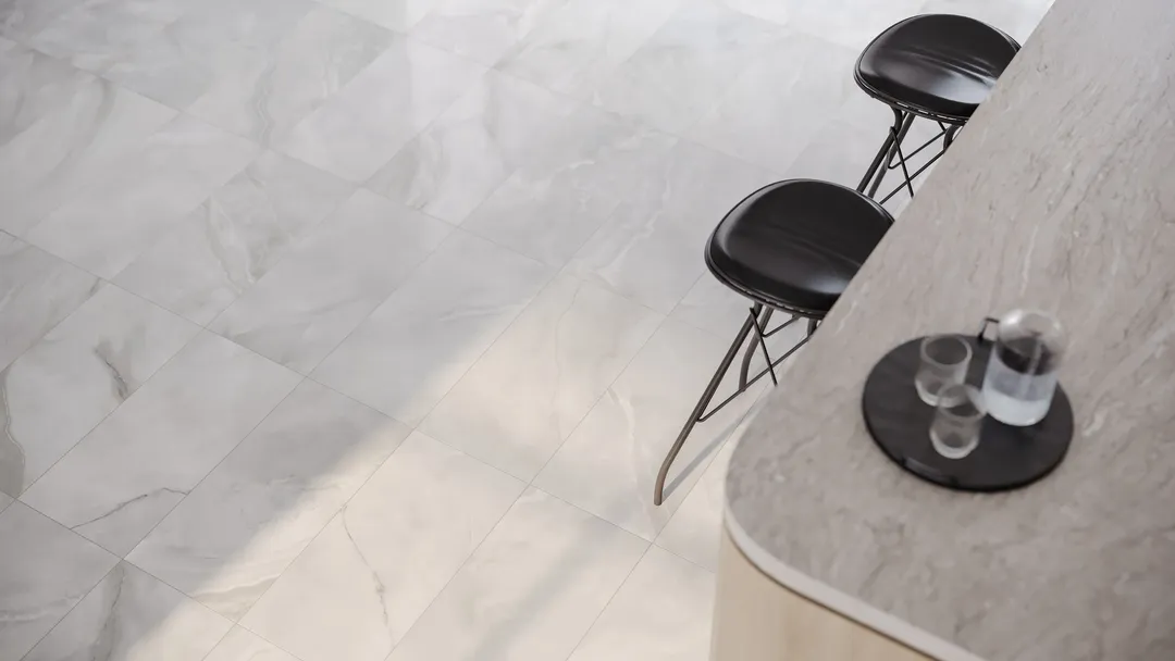 Satori Onyx Luna 12-in x 24-in Polished Porcelain Marble Look Floor and Wall Tile (1.94-sq. ft/ Piece), photo 3 of 10