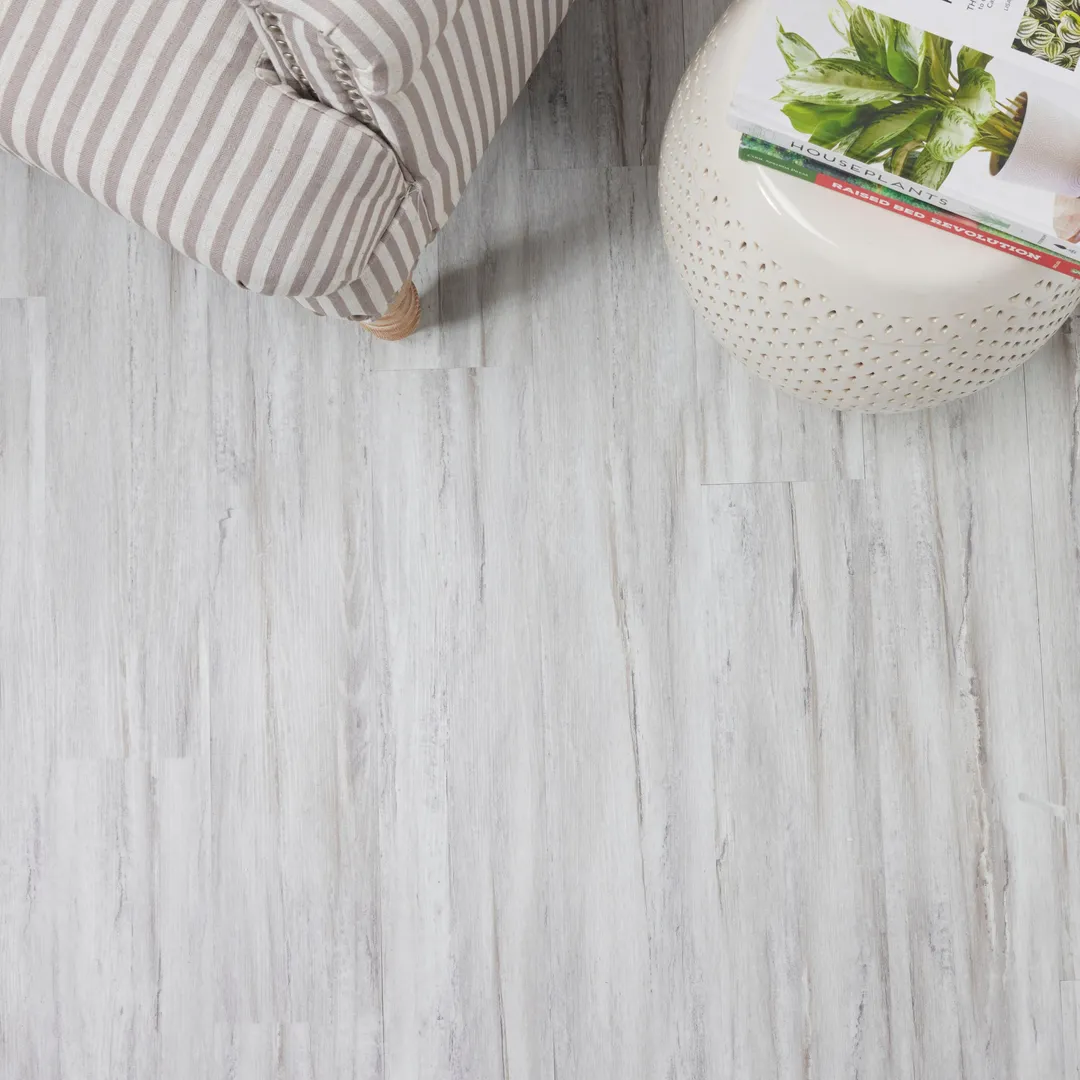 Lucida USA BaseCore Winter 6-in W x 36-in L x 2-mm Waterproof Peel-and-Stick Luxury Vinyl Plank Flooring, 12-mil Wear Layer (54-sq ft Carton), photo 7 of 8