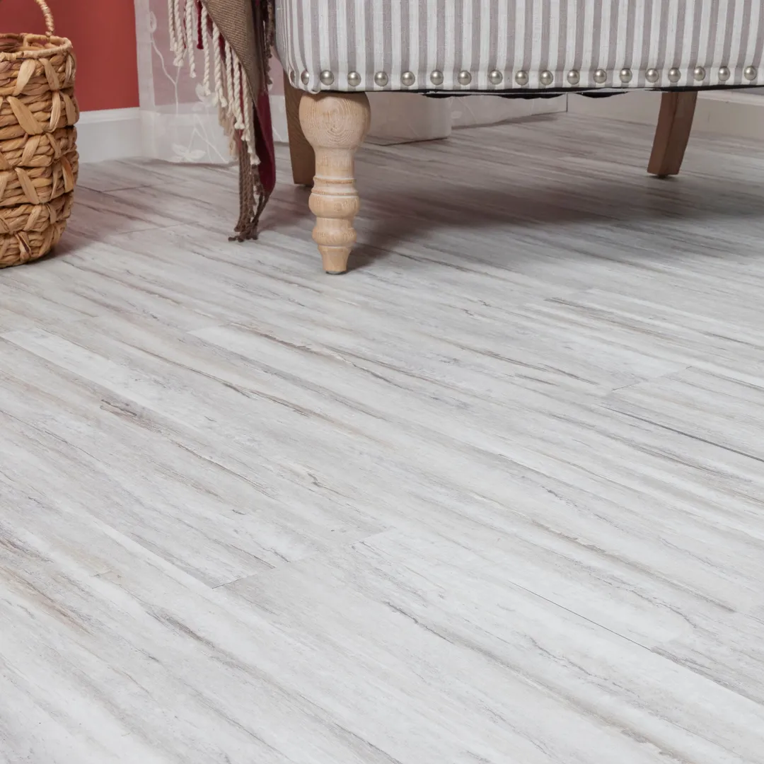 Lucida USA BaseCore Winter 6-in W x 36-in L x 2-mm Waterproof Peel-and-Stick Luxury Vinyl Plank Flooring, 12-mil Wear Layer (54-sq ft Carton), photo 8 of 8