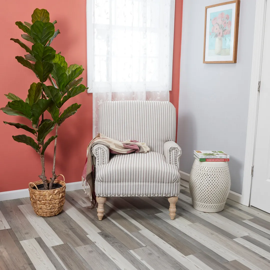 Lucida USA BaseCore Reclaimed 6-in W x 36-in L x 2-mm Waterproof Peel-and-Stick Luxury Vinyl Plank Flooring, 12-mil Wear Layer (54-sq ft Carton), photo 5 of 8