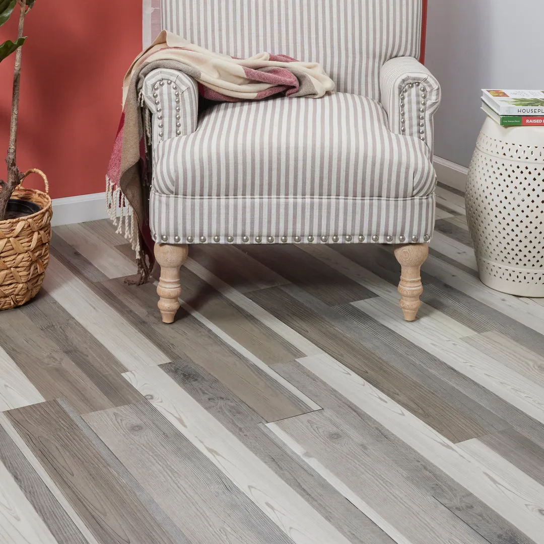 Lucida USA BaseCore Reclaimed 6-in W x 36-in L x 2-mm Waterproof Peel-and-Stick Luxury Vinyl Plank Flooring, 12-mil Wear Layer (54-sq ft Carton), photo 6 of 8