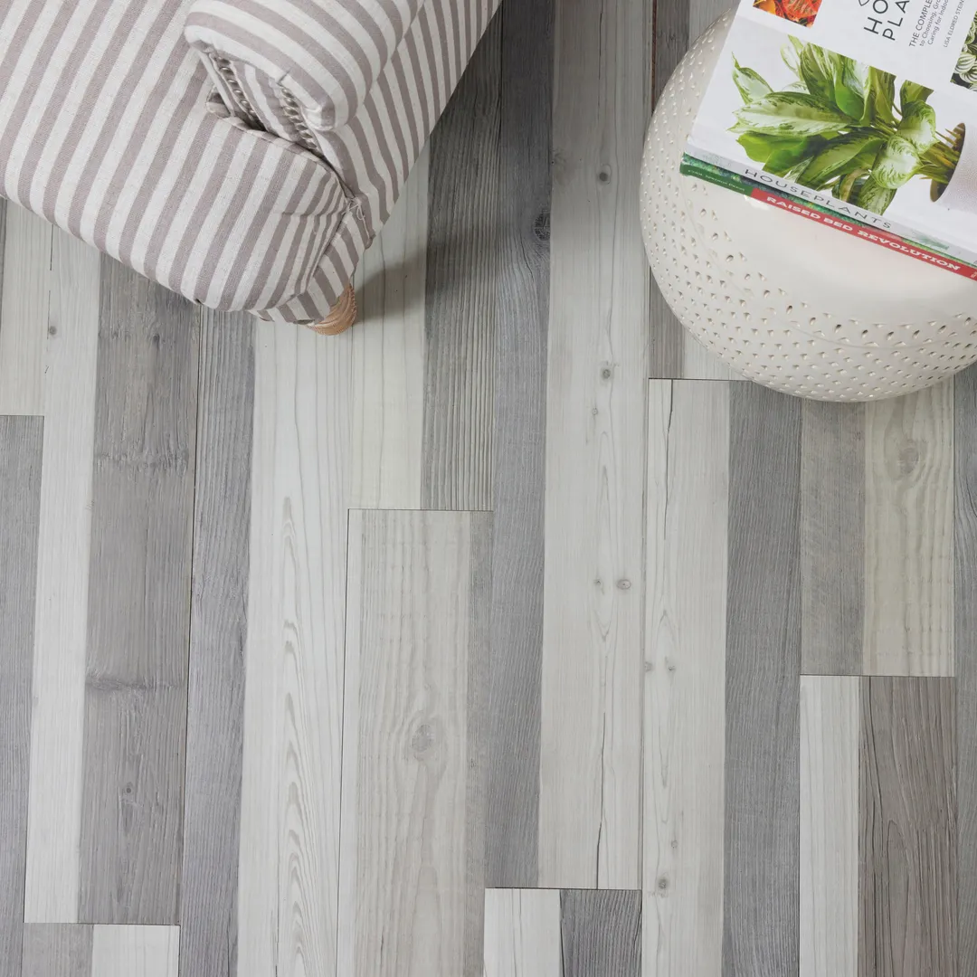 Lucida USA BaseCore Reclaimed 6-in W x 36-in L x 2-mm Waterproof Peel-and-Stick Luxury Vinyl Plank Flooring, 12-mil Wear Layer (54-sq ft Carton), photo 7 of 8