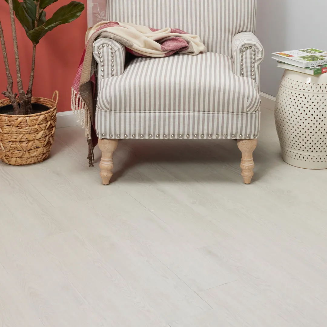 Lucida USA BaseCore Cotton 6-in W x 36-in L x 2-mm Waterproof Peel-and-Stick Luxury Vinyl Plank Flooring, 54-sq ft Carton, photo 6 of 8