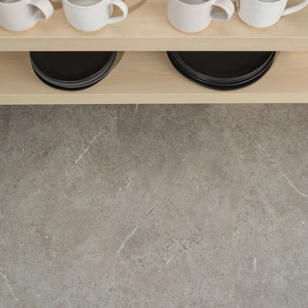 Artmore Tile Rogue Sandstone 28-mil 12-in W x 24-in L Waterproof Interlocking Vinyl Tile, photo 2 of 12