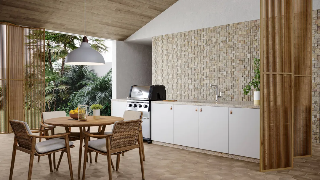 Satori Camino Terracotta 8-in x 10-in Matte Porcelain Hexagon Floor and Wall Tile (0.44-sq. ft/ Piece), photo 8 of 11
