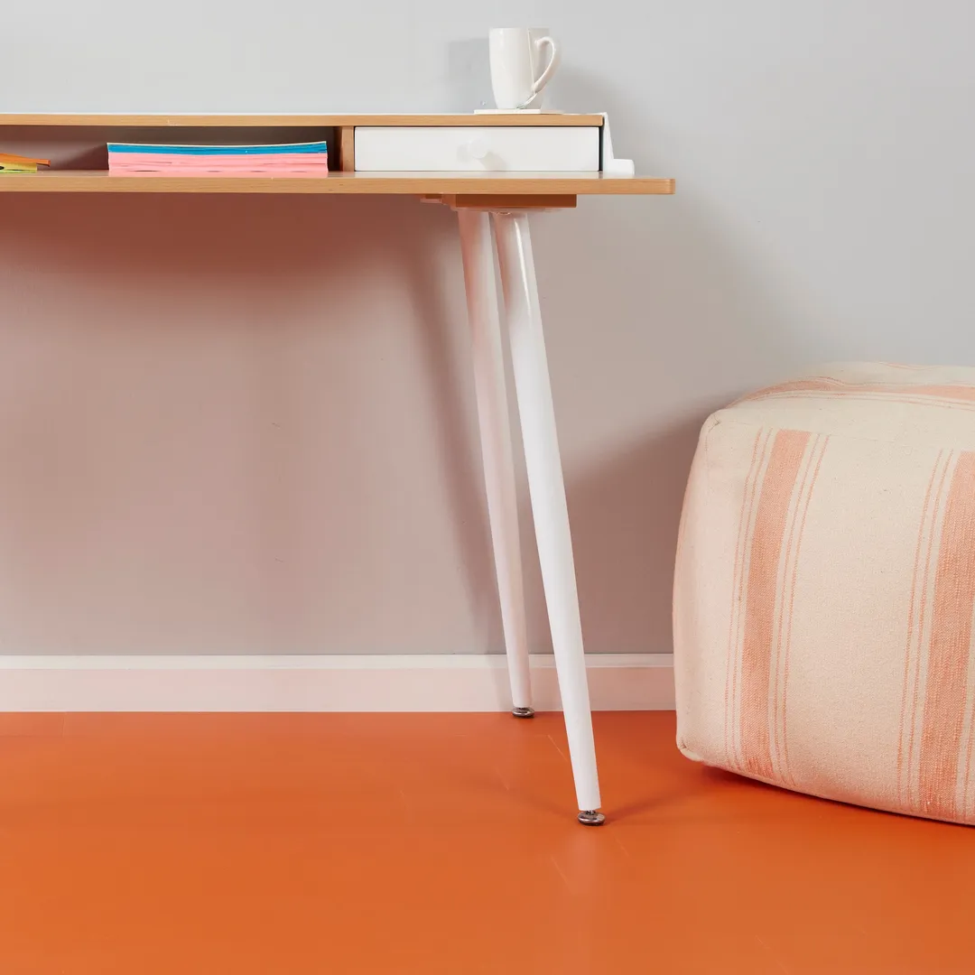 Lucida USA MonoCore Creamsicle Orange 22-mil x 5-4/5-in W x 36-in L Waterproof Interlocking Luxury Vinyl Plank Flooring (13-sq ft/ Carton), photo 8 of 16