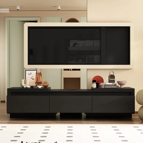 Modern/Contemporary Black TV Cabinet
