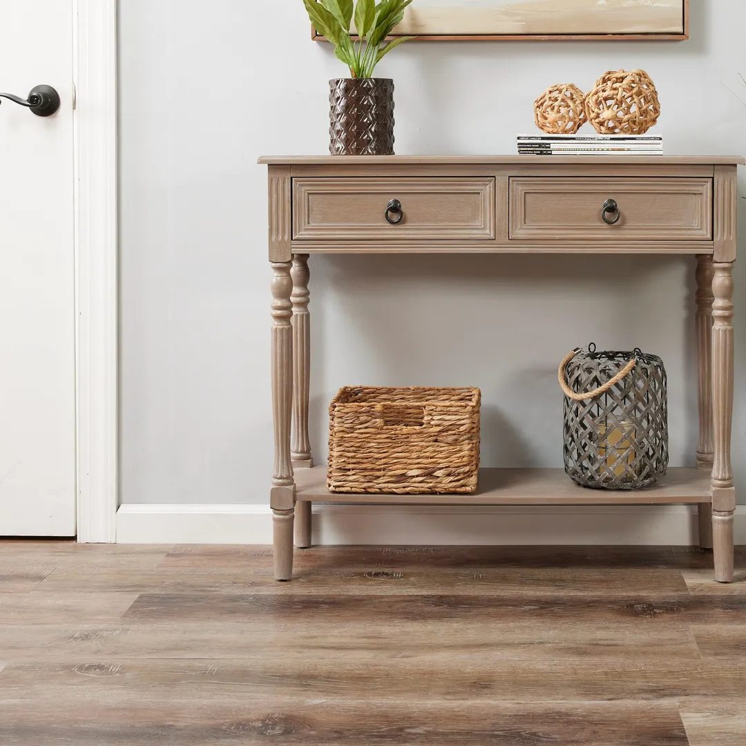 Lucida USA Gluecore Ombre Brown 22-mil x 7-3/32-in W x 48-in L Waterproof Glue Down Luxury Vinyl Plank Flooring (40-sq ft/ Carton), photo 7 of 16