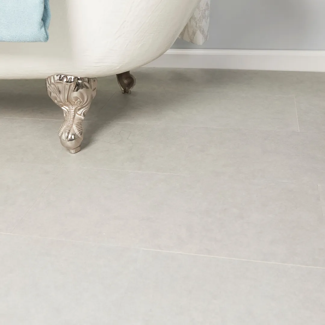 Lucida USA Terracore Holland Gray 22-mil x 12-in W x 24-in L Waterproof Interlocking Luxury Vinyl Plank Flooring (16-sq ft/ Carton), photo 8 of 17