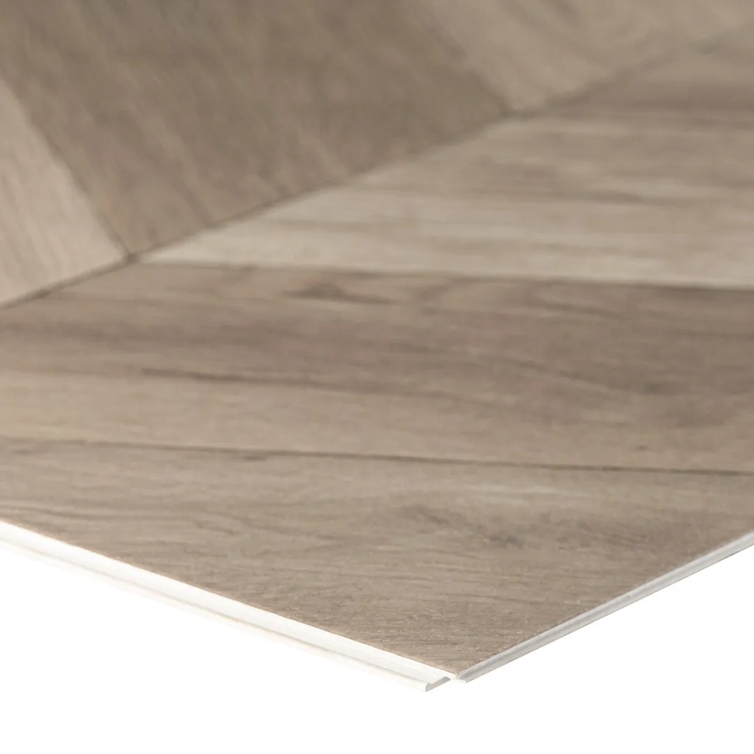 Lucida USA (Sample) DecoCore Beach Brown Wood Look 22-mil Waterproof Interlocking Luxury Vinyl Plank, photo 9 of 10