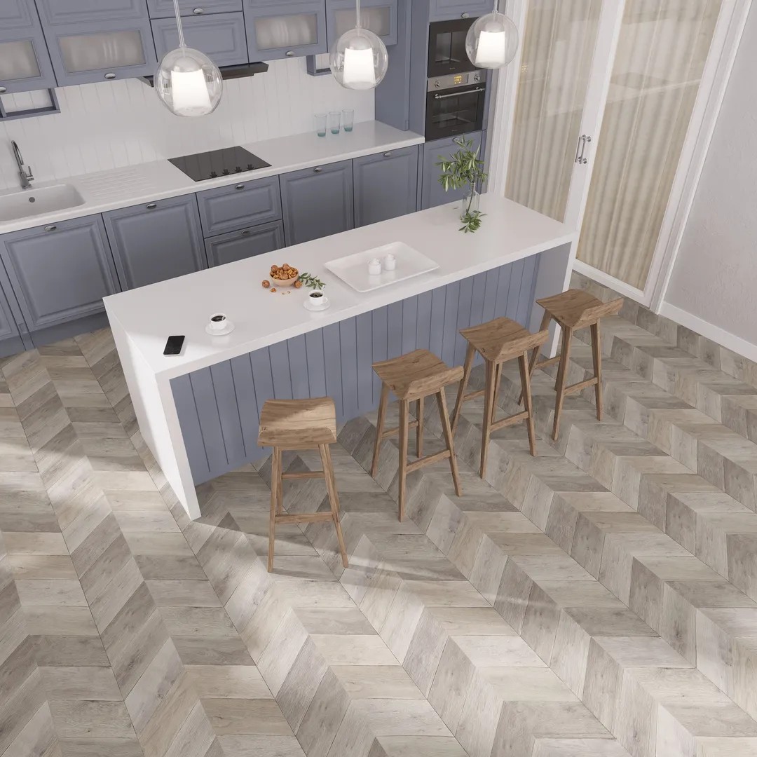 Lucida USA (Sample) DecoCore Beach Brown Wood Look 22-mil Waterproof Interlocking Luxury Vinyl Plank, photo 5 of 10