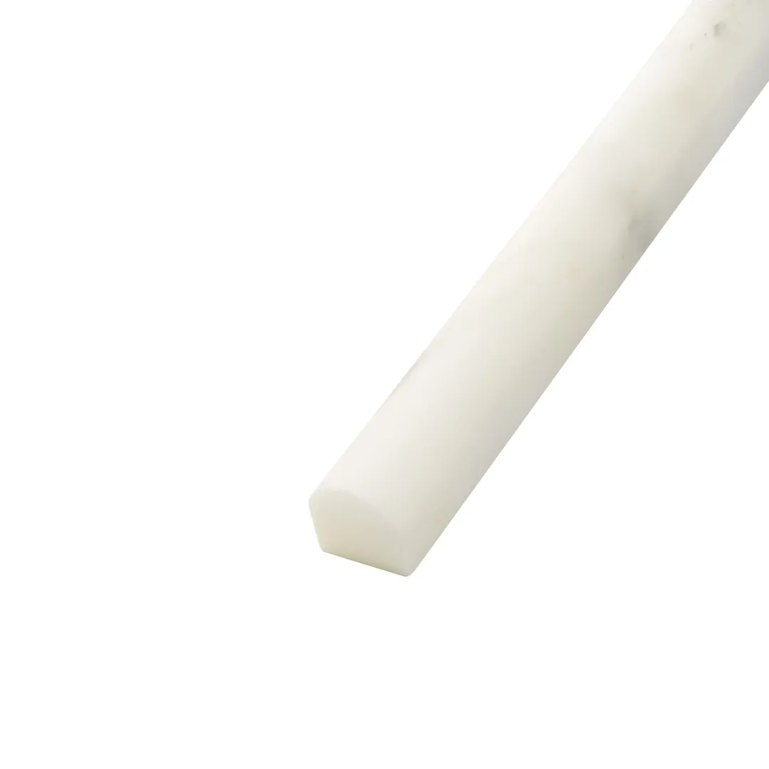 American Olean Genuine Stone Calacatta Gold Honed Marble Pencil Liner Tile, 1/2-in x 12-in, photo 7 of 11