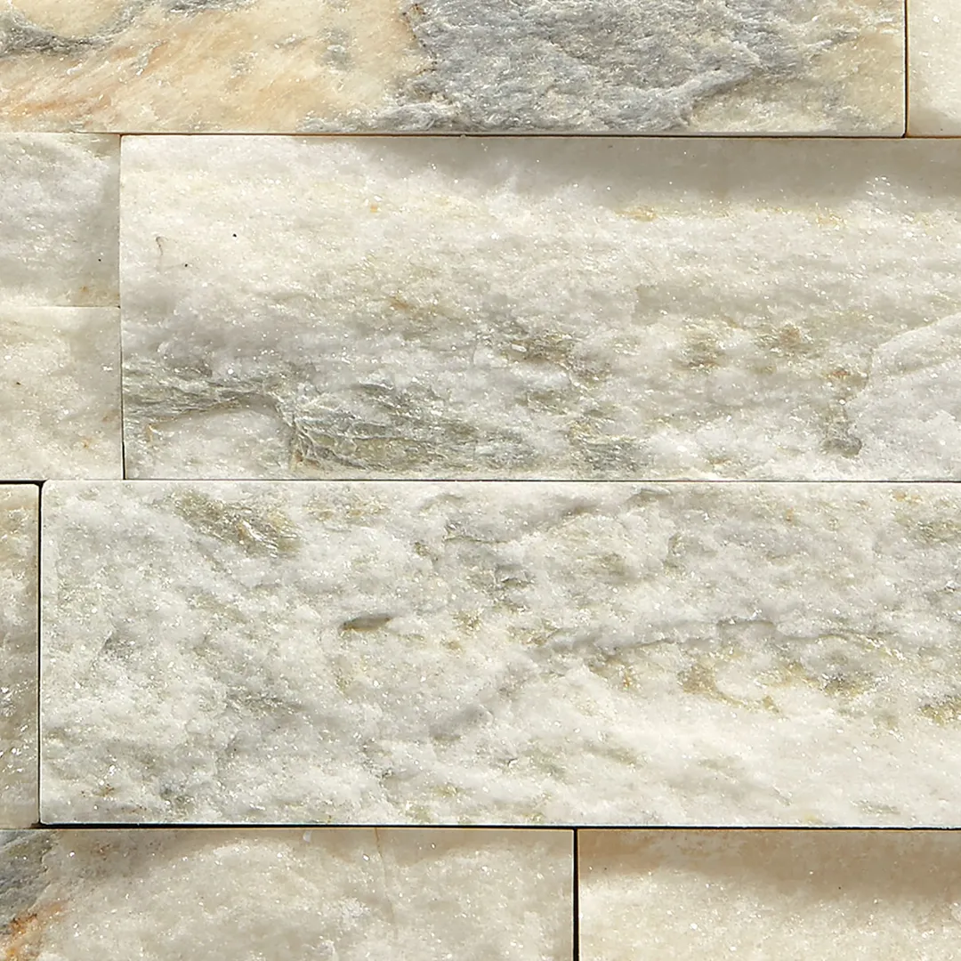 American Olean Rockland Soft Sand 5-in x 13-in Unglazed Natural Marble Brick Mosaic Wall Tile, 6-Pack (2.7-sq ft/carton), photo 2 of 7