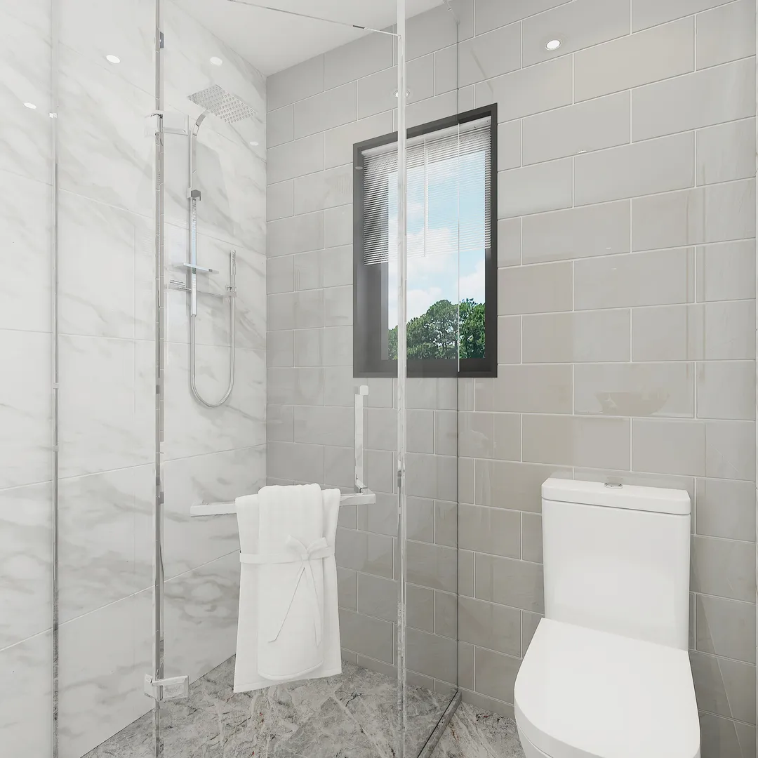 Giorbello Classic Premium Light Gray 6-in x 12-in Glossy Glass Subway Wall Tile (5-sq. ft/ Carton), photo 6 of 7