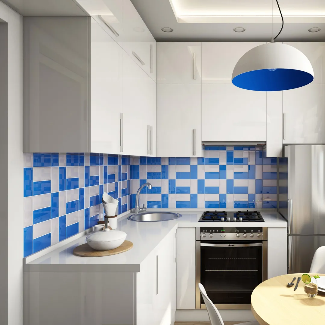 Giorbello Classic Premium Cobalt Blue 6-in x 12-in Glossy Glass Subway Wall Tile (5-sq. ft/ Carton), photo 5 of 7