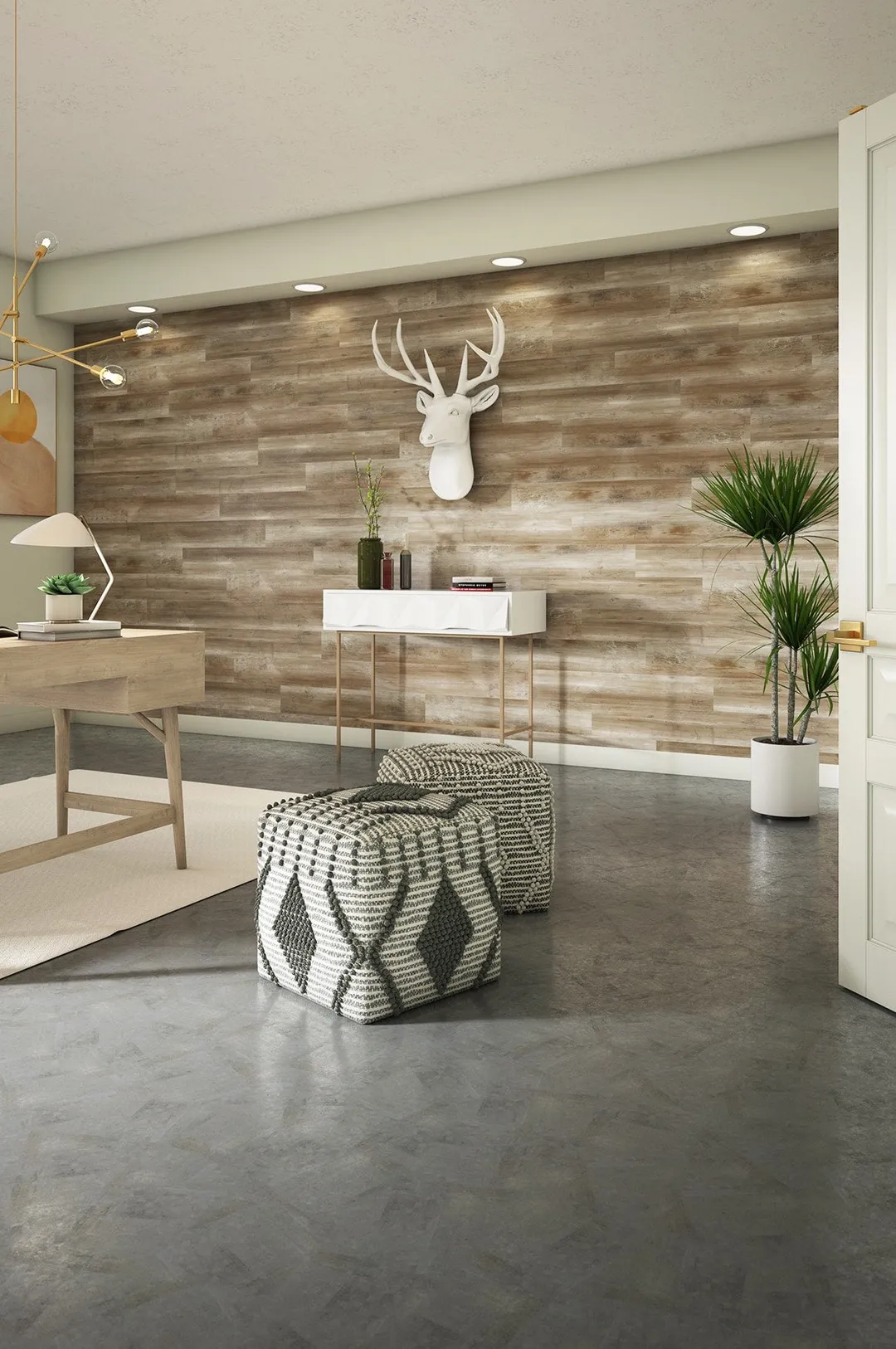 Style Selections Ozark 6-in W x 36-in L x 1.5-mm Peel and Stick Water-Resistant Luxury Vinyl Plank Flooring, 21-sq ft Carton, photo 4 of 8
