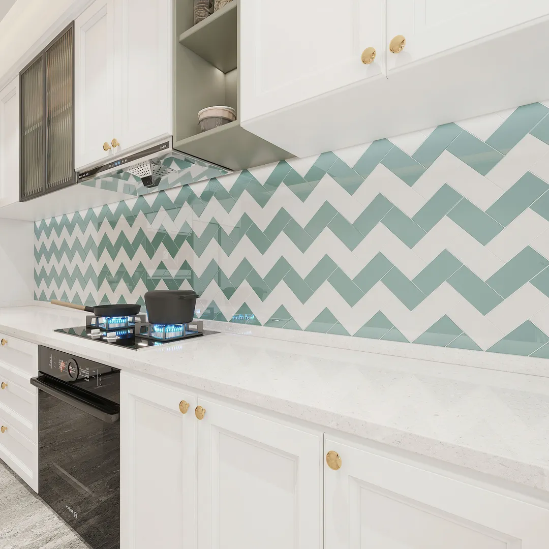 Giorbello Classic Premium Slate 3-in x 6-in Glossy Glass Subway Wall Tile (5-sq. ft/ Carton), photo 4 of 7