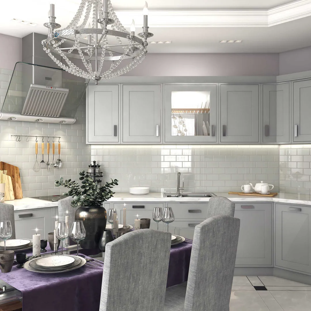 Giorbello Classic Premium Light Gray 3-in x 6-in Glossy Glass Subway Wall Tile (5-sq. ft/ Carton), photo 5 of 7