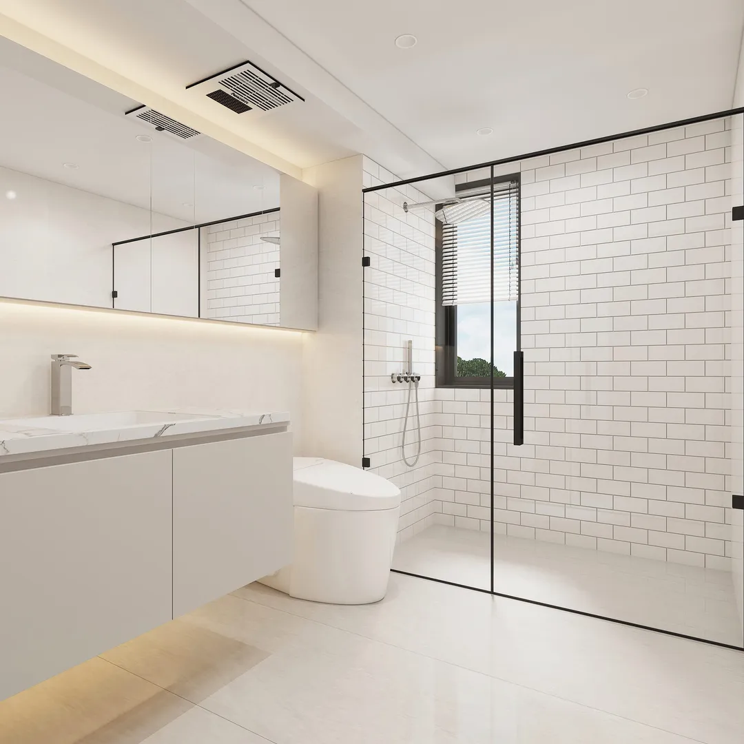 Giorbello Classic Premium Alabaster White 6-in x 12-in Glossy Glass Subway Wall Tile (5-sq. ft/ Carton), photo 6 of 7