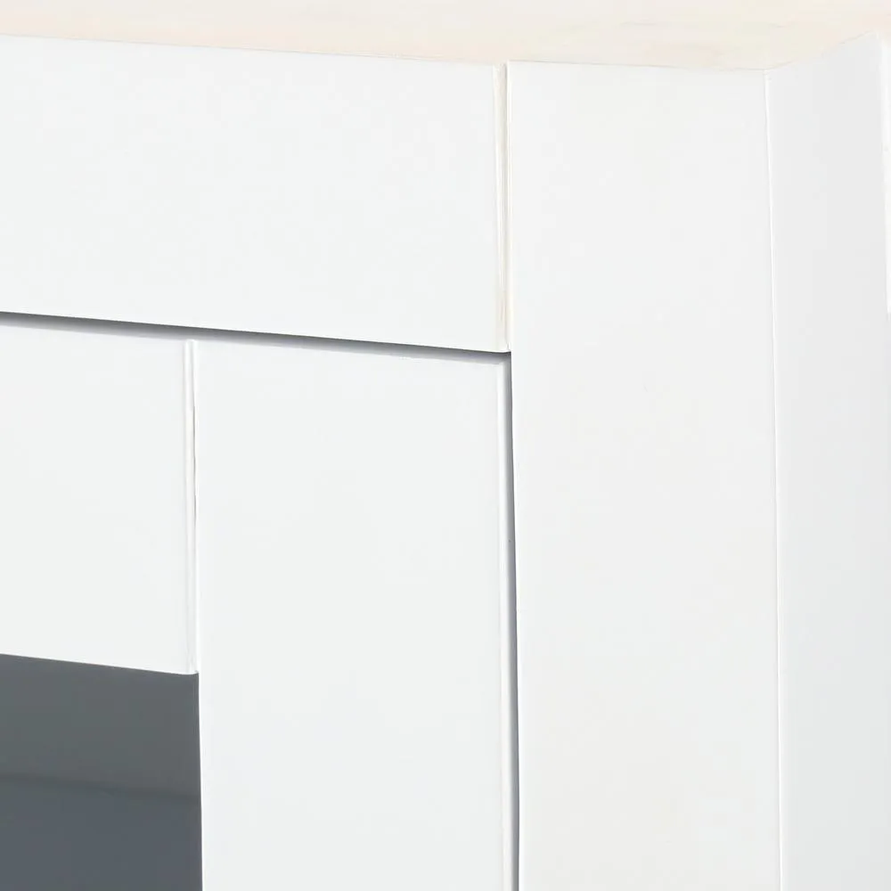 Sheffield 24 in. W x 71-1/4 in. H x 20 in. D Bathroom Linen Storage Tower Cabinet in White, photo 3 of 12
